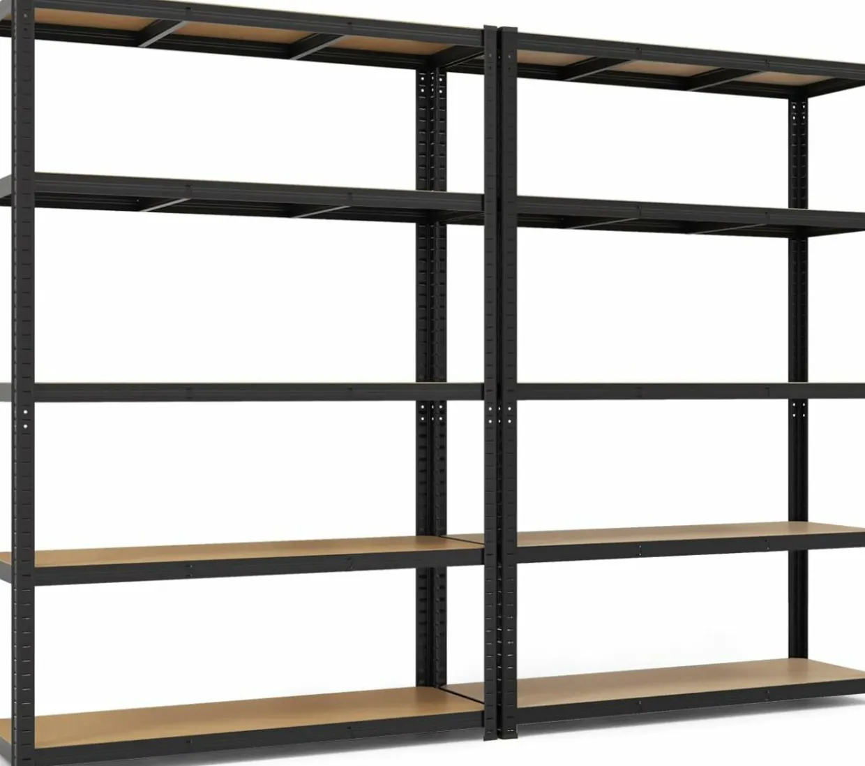 Tangkula 5-Tier Heavy Duty Metal Shelving with 2000 LBS Load, 35" / 47" Wide