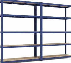 Tangkula 5-Tier Heavy Duty Metal Shelving with 2000 LBS Load, 35