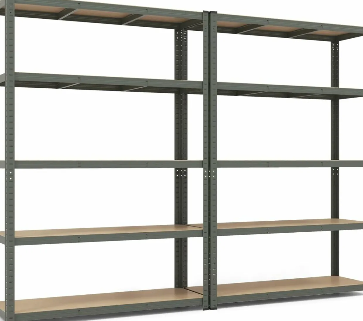 Tangkula 5-Tier Heavy Duty Metal Shelving with 2000 LBS Load, 35" / 47" Wide