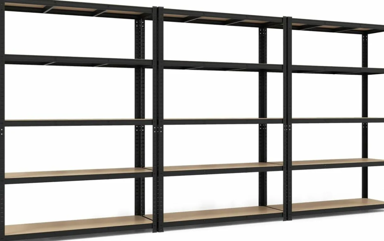 Tangkula 5-Tier Heavy Duty Metal Shelving with 2000 LBS Load, 35" / 47" Wide
