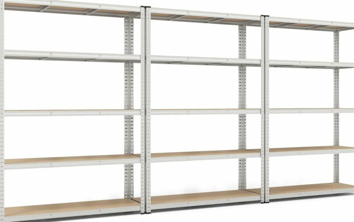 Tangkula 5-Tier Heavy Duty Metal Shelving with 2000 LBS Load, 35" / 47" Wide