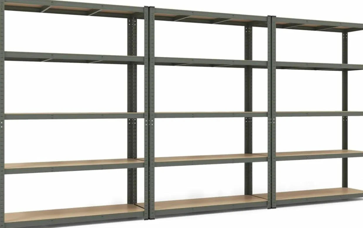 Tangkula 5-Tier Heavy Duty Metal Shelving with 2000 LBS Load, 35" / 47" Wide