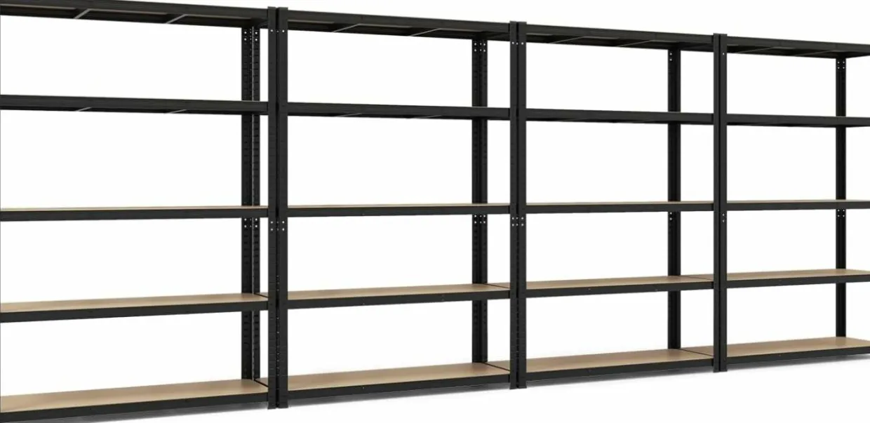Tangkula 5-Tier Heavy Duty Metal Shelving with 2000 LBS Load, 35" / 47" Wide