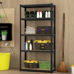 Tangkula 5-Tier Heavy Duty Metal Shelving with 2000 LBS Load, 35