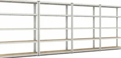 Tangkula 5-Tier Heavy Duty Metal Shelving with 2000 LBS Load, 35