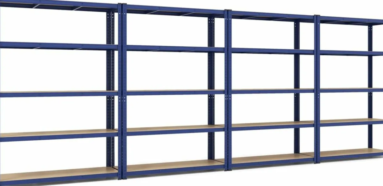 Tangkula 5-Tier Heavy Duty Metal Shelving with 2000 LBS Load, 35" / 47" Wide
