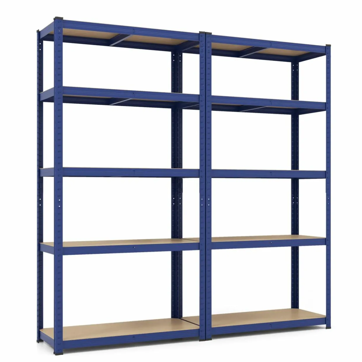 Tangkula 5-Tier Heavy Duty Metal Shelving with 2000 LBS Load, 35" / 47" Wide