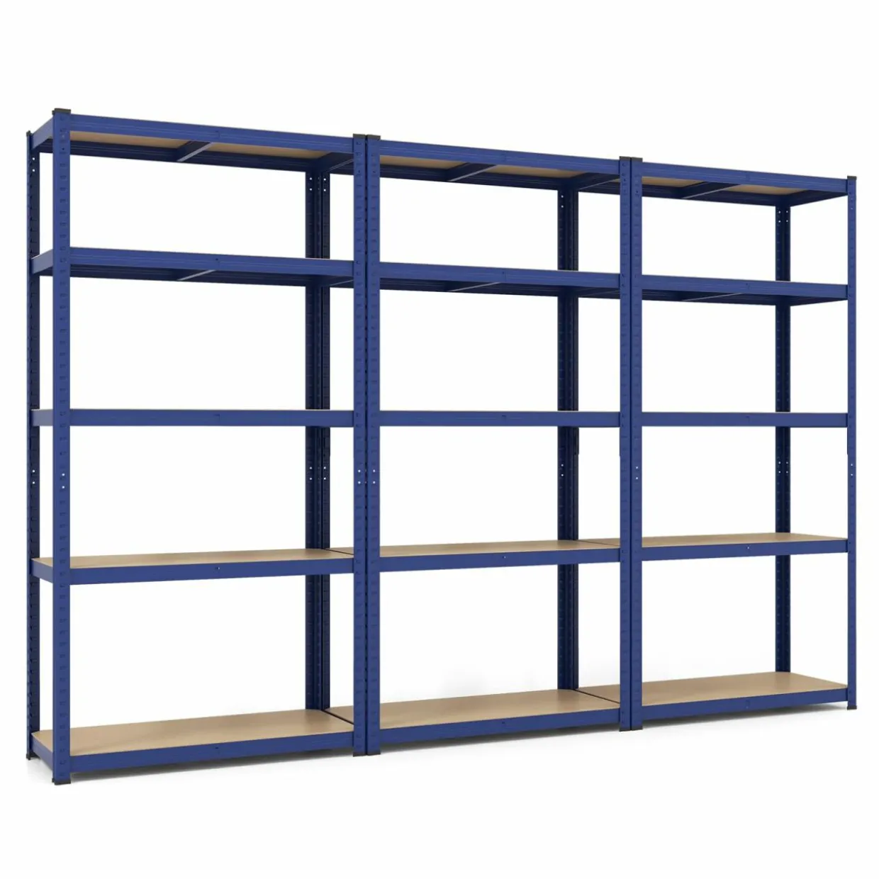Tangkula 5-Tier Heavy Duty Metal Shelving with 2000 LBS Load, 35" / 47" Wide