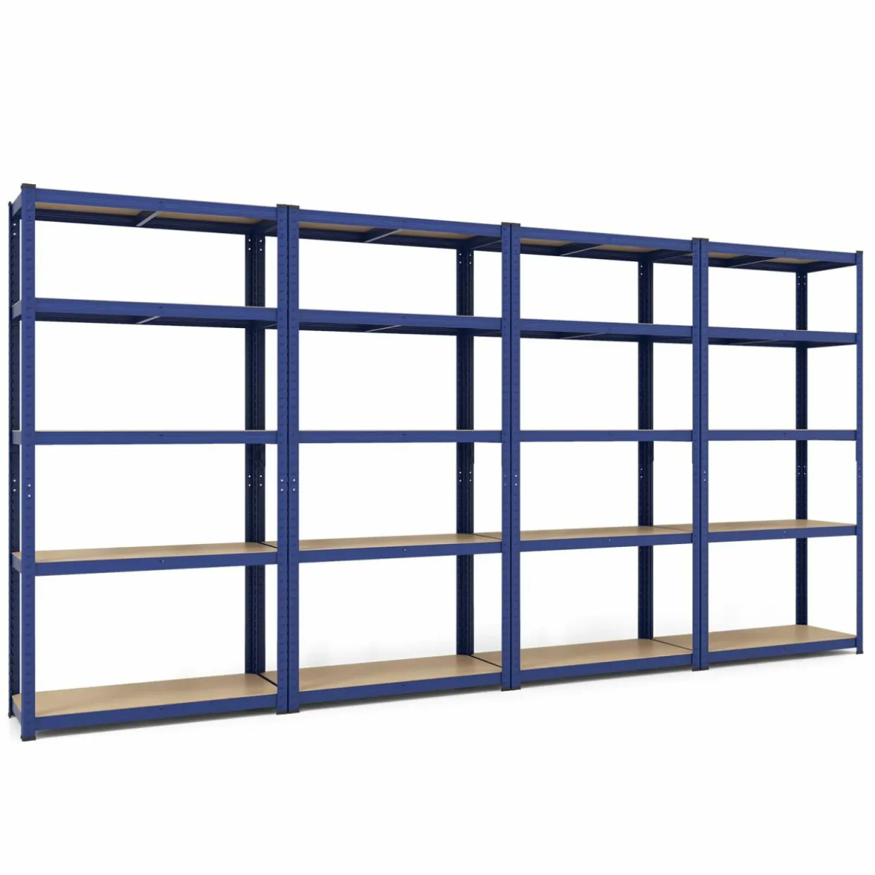 Tangkula 5-Tier Heavy Duty Metal Shelving with 2000 LBS Load, 35" / 47" Wide