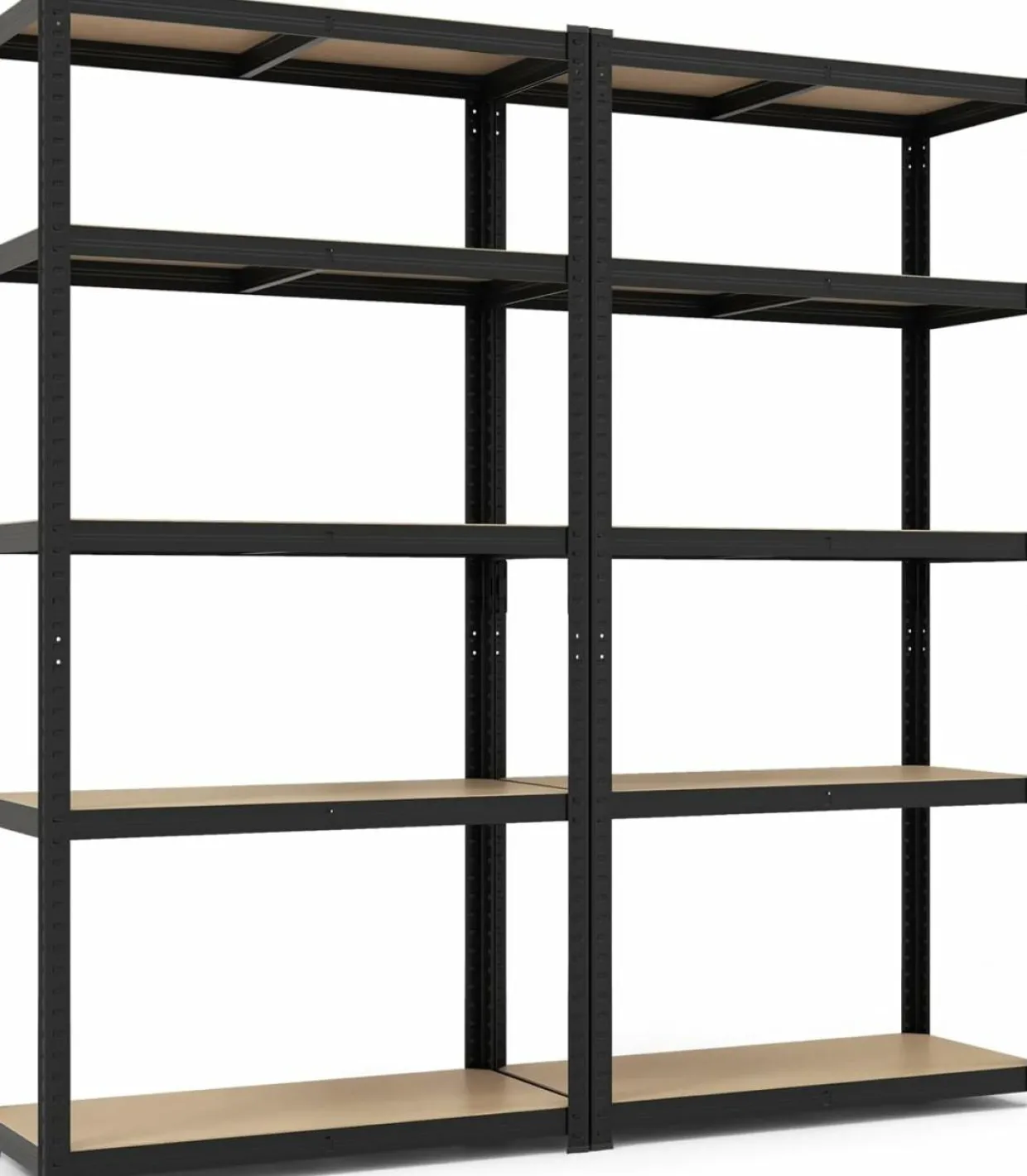 Tangkula 5-Tier Heavy Duty Metal Shelving with 2000 LBS Load, 35" / 47" Wide