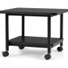 Tangkula 2-Tier Printer Stand, Under Desk Rolling Printer Cart with 2 Storage Shelves, Mobile Machine Stand Storage Rack for Home Office