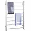 Tangkula Towel Warmer 8 Bars, Wall Mounted Electric Heated Towel Rack