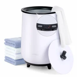 Tangkula Towel Warmer Bucket, 23L Large Luxury Bucket-Style Towel Warmer