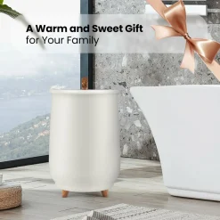 Tangkula Towel Warmer Bucket, 23L Large Luxury Bucket-Style Towel Warmer