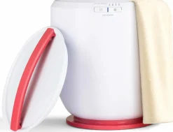 Tangkula Towel Warmer Bucket, Countertop Towel Warmer for Bathroom w/Aromatherapy Holder
