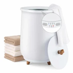 Tangkula Towel Warmer Bucket, 23L Large Luxury Bucket-Style Towel Warmer