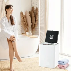 Tangkula Towel Warmer, Luxury Towel Warmer Bucket with Auto Shut Off