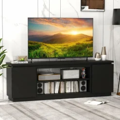 Tangkula TV Stand for 75 80 inch TV