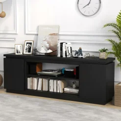 Tangkula TV Stand for 75 80 inch TV