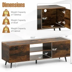 Tangkula TV Stand for 60