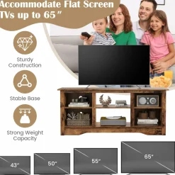 Tangkula TV Stand for up to 65