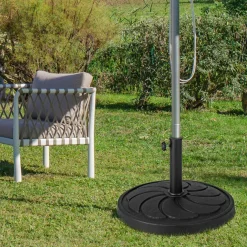 Tangkula Umbrella Base, 31 lbs Capacity Heavy-Duty Patio Outdoor Round Umbrella Stand for 9 ft Umbrella