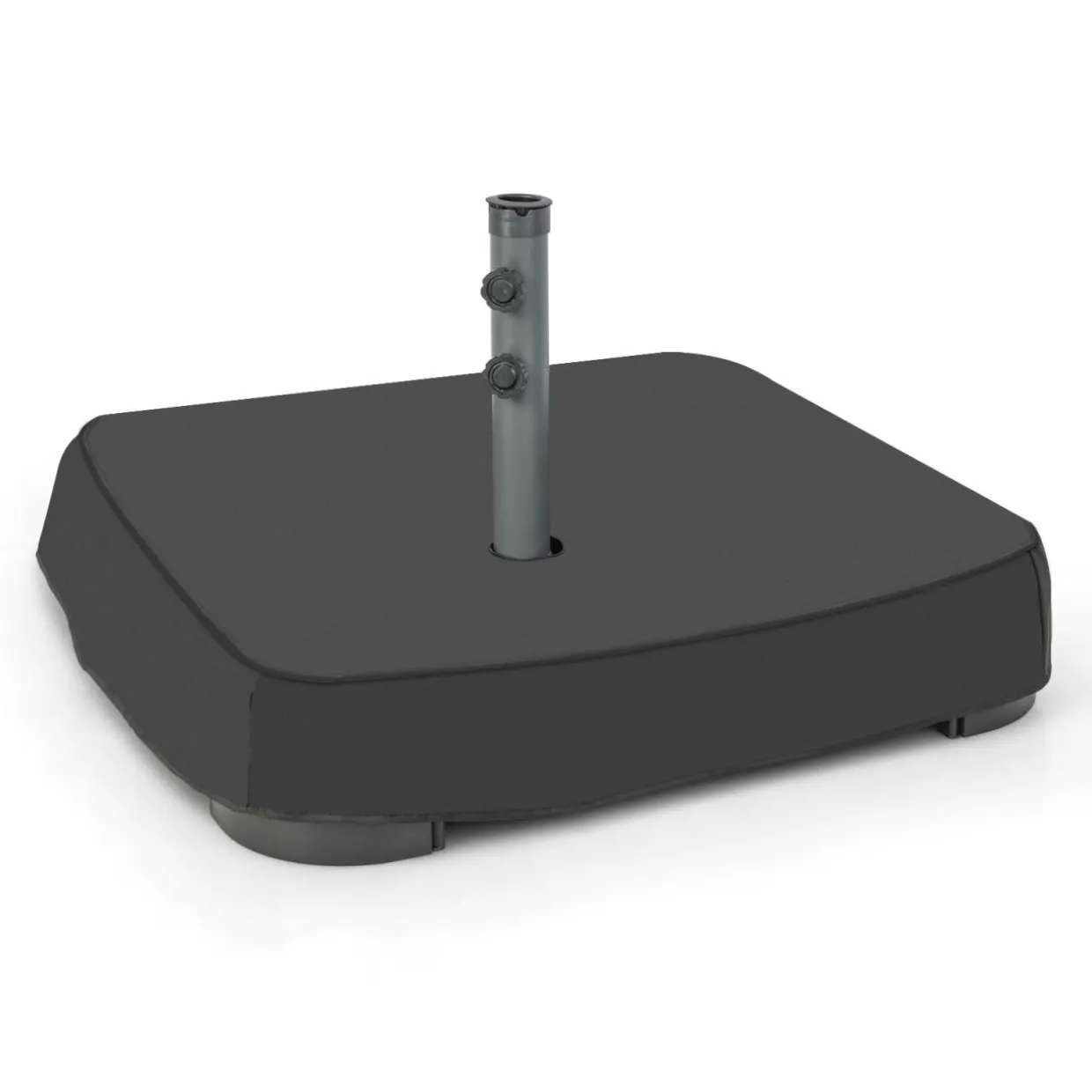 Tangkula Umbrella Base Stand with Sandbags, Heavy Duty Sand Filled Patio Umbrella Holder Base Stand (Stand Only)