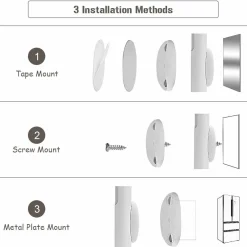 Tangkula Under Cabinet Light with 40 LED Light Beads, 4 Lighting Modes Closet Light