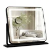 Tangkula Vanity Mirror with LED Lights, 22" x19" Lighted Mirror w/Dimmable 3 Color Modes