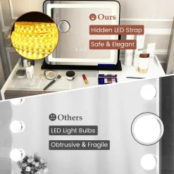 Tangkula Vanity Mirror with LED Lights, 22