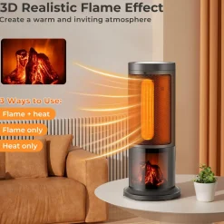 Tangkula 850/1500W PTC Ceramic Space Heater