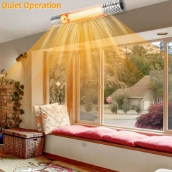 Tangkula 1500W Wall-Mounted Patio Heater