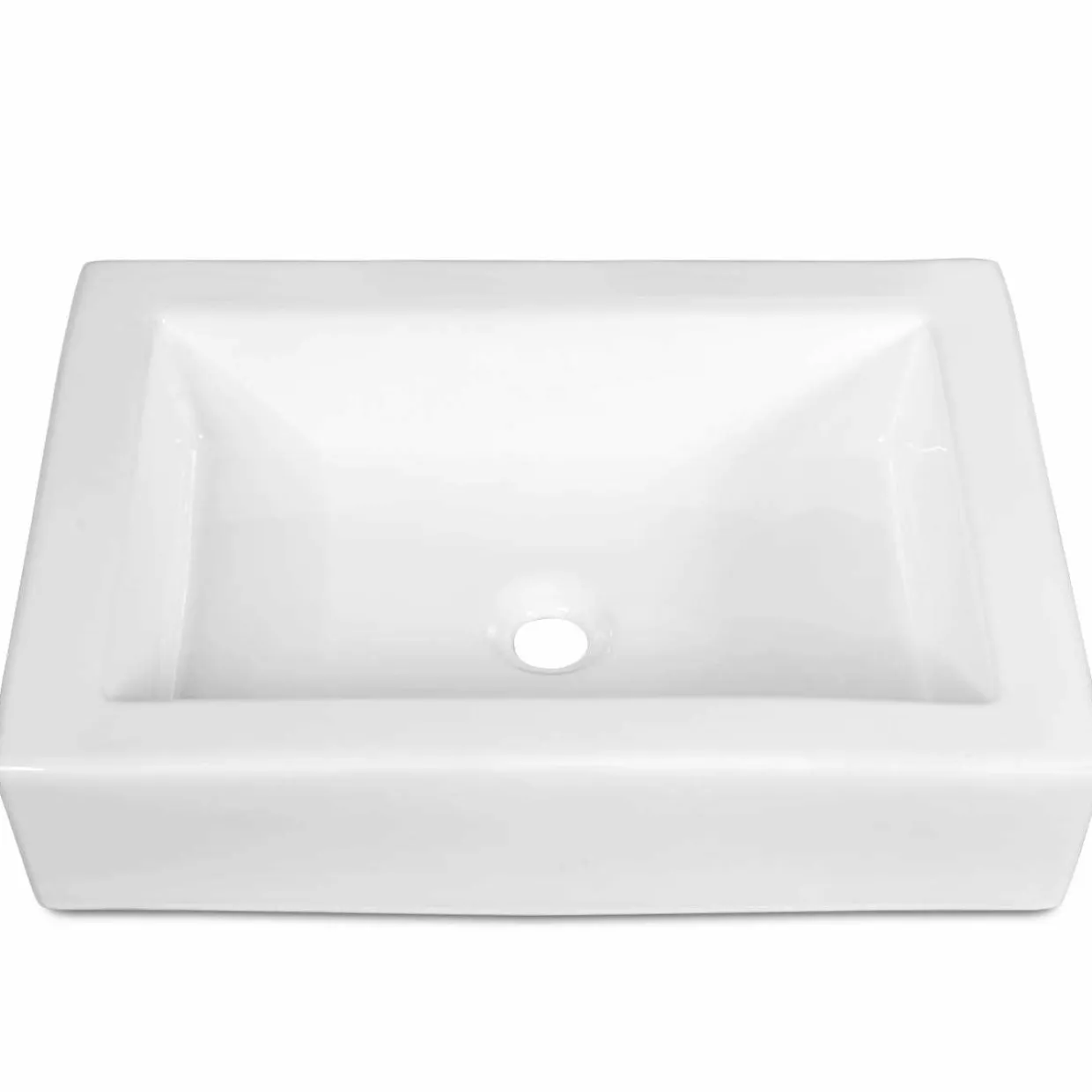 Tangkula Wall Mount Vanity Sink Art Basin