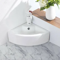 Tangkula Wall Mount Vanity Sink Art Basin