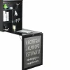 Tangkula Wall Mounted Desk, Floating Desk with Chalkboard