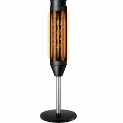 Tangkula 1000W/1500W PTC Ceramic Tower Heater, 34-Inch Oscillating Heater with Remote, Thermostat & 8H Timer