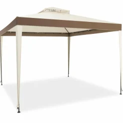 Tangkula 10'x 10' Canopy Gazebo Tent Shelter Art Steel Frame