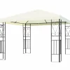 Tangkula 10x10 Feet Steel Patio Gazebo, Outdoor Canopy Gazebo with Water-Resistant Canopy
