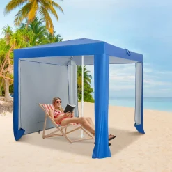 Tangkula 6.6x6.6 Ft Beach Cabana