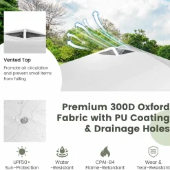 Tangkula 10x10 Ft Pop Up Canopy Tent