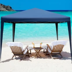 Tangkula 10x10 Ft Pop Up Canopy Tent, Easy Setup Instant Canopy with 8 Stakes