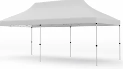 Tangkula 10x20 Ft Pop Up Canopy, Instant Setup Canopy Tent with 12 Stakes & 6 Ropes
