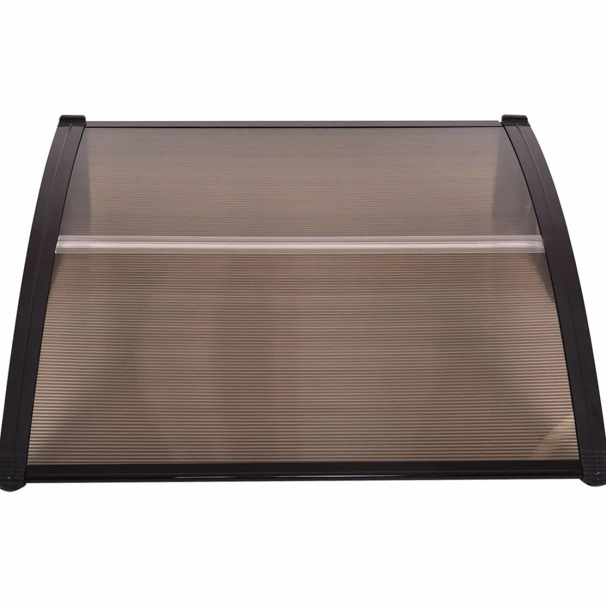 Tangkula 40"x40" Window Awning, Modern Polycarbonate Front Door Canopy
