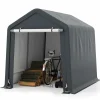 Tangkula 6x6.5/8x6.5Ft Portable Shed
