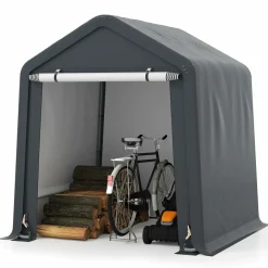 Tangkula 6x6.5/8x6.5Ft Portable Shed