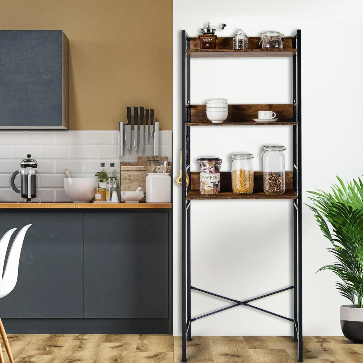 3-Tier Over-The-Toilet Storage Rack