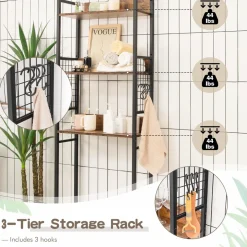 3-Tier Over-The-Toilet Storage Rack