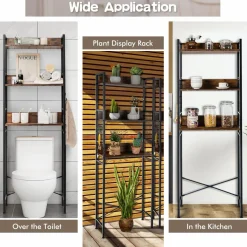 3-Tier Over-The-Toilet Storage Rack