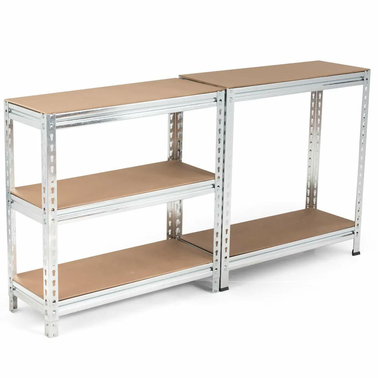 5-Tier Storage Shelves, Heavy Duty Steel Frame Muscle Rack 60in Garage Shelf