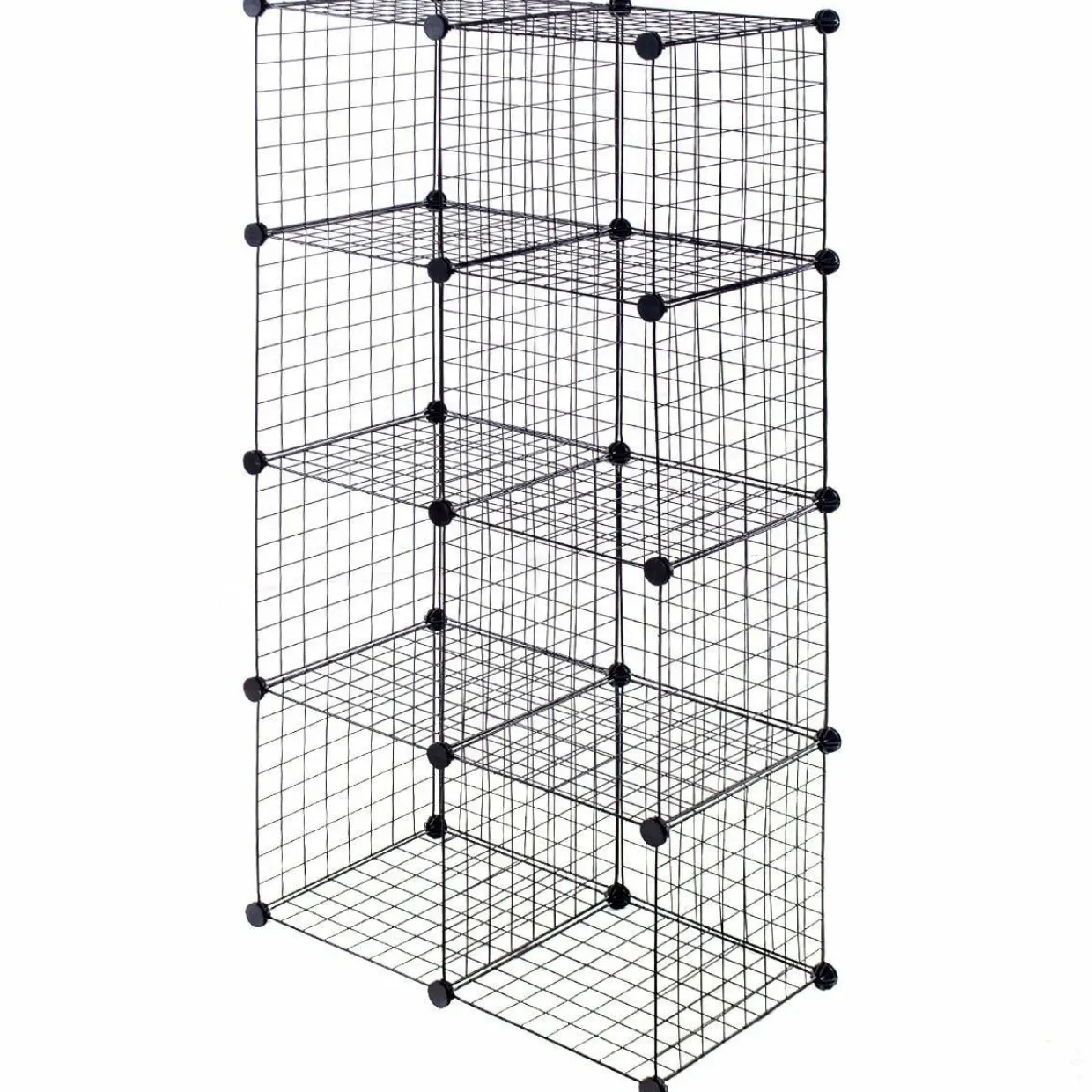 Wire Storage Cubes, Metal Grids Book Shelf